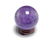 FACSER Cristal Naturel Brut Sphère d'améthyste Boule d'améthyste Violette Naturelle for Peut être utilisée pour