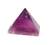 FACSER Cristal naturel rugueux 1 pièce pierre pyramide améthyste cristal naturel décoration d'intérieur cadeaux ornements pour la maison accessoires d'aquarium (taille : 2,53 cm (25 g))