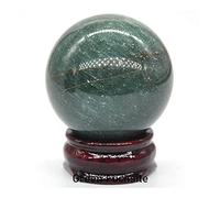 FACSER Cristal naturel rugueux 40mm Pierres précieuses sphériques Décoration de la Maison Reiki Wicca Pierres Naturelles Boule de Massage Polissage Cadeau (Color : Fuchsia)