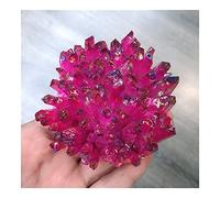 FACSER Cristal naturel rugueux Aura Cristaux naturels de quartz Cluster Freeform Pierres pour chambre Maison Bureau Aquarium Décoration Accessoires Pierre précieuse