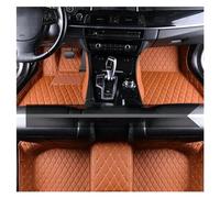 FACSER Tapis Voiture Tapis Sol Voiture pour Q3 Sportback F3 2019-2023 Tampons Résistants À La Saleté Cuir Accessoires Voiture Tapis Sol Antidérapant(Brun)
