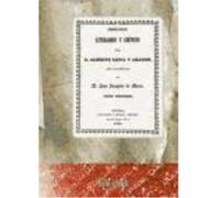 Facsímil: Ensayos Literarios Y Críticos. Tomo I - Lista y Aragón, Alberto Lista Y Aragón, Alberto (Auteur)