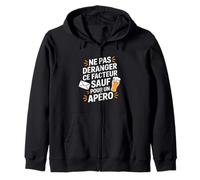 Facteur Apéro Homme Humour Idée Cadeau Drôle Bière Sweat à Capuche