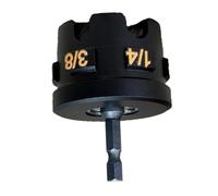 Facteur de noix de CheoTime, 1/4 3/8 1/2 pouce de clés à douille en alliage en alliage, installateur de noix rapide pour les conduits de fortune craquette HVAC