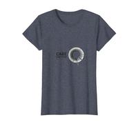 Facteur d'entretien : Graphique Circulaire Minimaliste Moderne T-Shirt, Femme, Bleu Chiné, XL