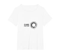 Facteur d'entretien : Graphique Circulaire Minimaliste Moderne T-Shirt, Femme Grandes Tailles, Blanc, 3X