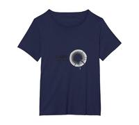 Facteur d'entretien : Graphique Circulaire Minimaliste Moderne T-Shirt, Femme Grandes Tailles, Bleu Marine, 4X