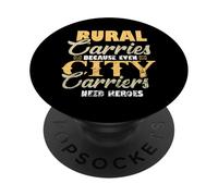 Facteur Rural, postier, postier, Bureau de Poste, RCA PopSockets PopGrip Adhésif