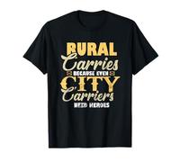 Facteur Rural, postier, postier, Bureau de Poste, RCA T-Shirt