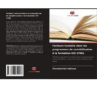 Facteurs Humains Dans Les Programmes De Sensibilisation À La Formation Iso 27001