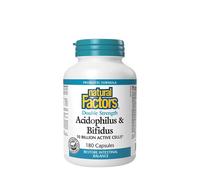 Facteurs naturels Acidophilus et Bifidus Double Force (180 capsules)
