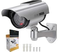 Factice Caméra Surveillance à l'énergie Solaire Appareil-Photo de dôme de télévision en Circuit fermé de sécurité avec la lumière Clignotante de LED pour extérieur Maison Affaires