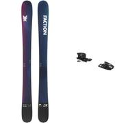 Faction - Fixation de ski Freeride/Freestyle - Pack Studio Jr 2025 - Violet Violet 145 cm,155 cm