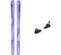 Faction - Fixations de ski alpin - Pack Dancer 2 Purple 2025 - Violet Violet 155 cm,163 cm,177 cm,182 cm,187 cm