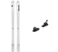 Faction - Fixations de ski freeride/freestyle - Pack Dancer 79 White 2026 - Blanc Blanc 178 cm,172 cm,166 cm,184 cm