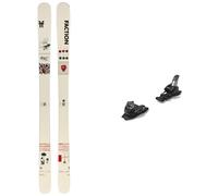 Faction - Fixations de ski freeride/freestyle - Pack Prodigy 1 Capsule 2026 - Blanc Blanc 164 cm