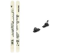 Faction - Fixations de ski Freeride/Freestyle - Pack Prodigy 2 Capsule 2025 - Blanc Blanc 159 cm,165 cm