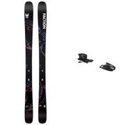 Faction - Fixations de ski freeride - Pack Prodigy 0 Grom 2024 - Noir Noir 113 cm
