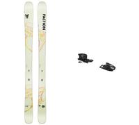Faction - Fixations de ski freeride - Pack Prodigy 0X Grom 2024 - Beige Beige 103 cm