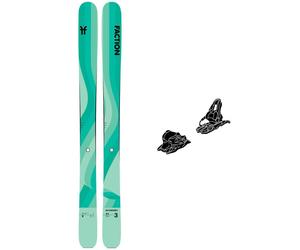 Faction - Pack Ski Dancer 3 Turquoise - 172 + 11.0 TP 110mm White - Ski
