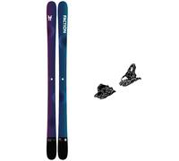 Pack ski." Faction Studio 0 25 + Fixations - Mixte - Bleu / Violet / Noir - taille 177 - modèle 2025