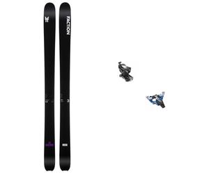 Faction - Packs skis de randonnée - Skis freerando - Pack La Machine 3 Mega 2025 - Noir Noir 165 cm
