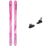 Faction - Packs (skis + fix) - Skis all-mountain - Pack Dancer 1 Pink 2026 en Bois - Rose Rose 178 cm,186 cm
