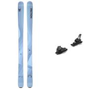 Faction - Packs (skis + fix) - Skis all-mountain - Pack Dancer 2 Blue 2025 en Bois - Bleu Bleu 155 cm,177 cm