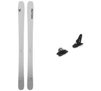 Faction - Packs (skis + fix) - Skis all-mountain - Pack Dancer 99 Ti 2027 en Titane - Gris Gris 177 cm