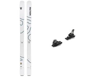 Faction - Packs (skis + fix) - Skis de randonnée - Pack Alpin Agent 1 White 2026 - Blanc Blanc 170 cm,178 cm,186 cm