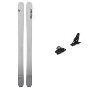 Faction - Packs (skis + fix) - Skis freeride - Pack Dancer 106 Ti 2027 - Gris Gris 172 cm,178 cm,183 cm,188 cm