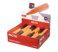 Factis Boîte de présentation 12 évidencieurs fluorescents F6 orange