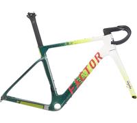 Factor Kit cadre en carbone OSTRO Gravel V.A.M. Disc Amani Limited vert/blanc 58 cm. T47a DUB