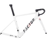 Factor Kit cadre OSTRO Gravel V.A.M. Disc T47a SRAM DUB en carbone blanc 56 cm. 100 mm x 38 cm. SB 20 mm