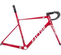 Factor O2 V.A.M. Disc T47a Shimano Kit cadre en carbone Modèle 2023 rouge 58 cm. 120 mm x 40 cm. SB 25 mm