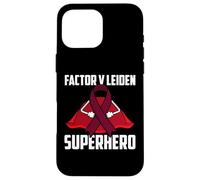 Factor V Leiden Superhéros Survivor Warrior Fighter Coque pour iPhone 16 Pro Max