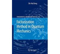 Factorization Method In Quantum Mechanics
