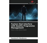 Factors That Interfere With Quality Programme Management