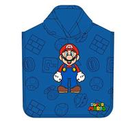FACTORY CR 2023MAR013, SONIC - Poncho Microfibre, Serviette de Piscine, Serviette Enfant, Imprimé Enfant, 50x100 mixte enfant, Color, único -