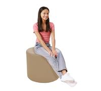 Factory Direct Partners Pouf rond touffeté ; meubles rembourrés à la main de qualité commerciale pour hall, bureau, bibliothèque, salle de classe ou maison ; sièges, repose-pieds, table d'appoint
