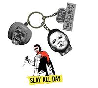 Factory Entertainment Ensemble de porte-clés et broches pour Halloween 2 Collector Home System