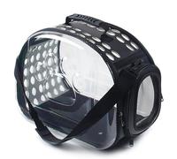 Factory Outlet Pet Bag Outgoing Sac de transport Sac transparent Cage pour chien Respirant Sac à dos Chat Fournitures Grand Noir