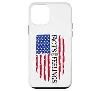 Facts Over Feelings Flag Sign USA God Family Country Freedom Coque pour iPhone 12 Mini