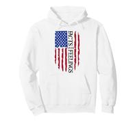 Facts Over Feelings Sign USA Flag American Freedom Sweat à Capuche