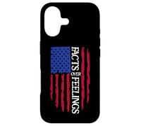 Facts Over Feelings Sign USA Flag God Family Country Freedom Coque pour iPhone 17