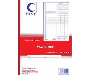 Facturier Ft 21 X 29,7 Cm (A4), Français
