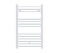 facula - Radiateur Porte-Serviettes à Eau Ocean Blanc 803x500mm | 3 Supports+purgeur | Connexions 3x1/2