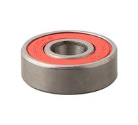 FACULX ABEC-7 Roulements à billes scellées en acier chromé 608 2RS, 8 x 22 x 7 mm, haute vitesse, silencieux, pour scooter, roller, longboard (rouge)