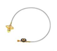 FACULX Adaptateur de recharge pour bidon FACULX cylindrique plat | Valve de carburant pour réchaud de camping avec construction en laiton, kit de recharge de gaz portable pour cuisine en plein