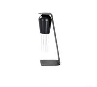 FACULX Aiguille pour mélanger le café expresso, avec support magnétique, outil de distribution à 12 broches, accessoires de barista en acier inoxydable pour une infusion uniforme du café (base noire)